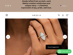 akelia.design homepage screenshot