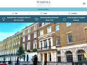 'wimpoleclinic.com' screenshot