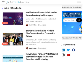 'edtechreview.in' screenshot
