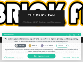 'thebrickfan.com' screenshot