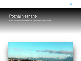 'poznajnieznane.pl' screenshot