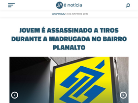 'jaenoticia.com.br' screenshot