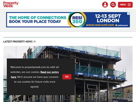 'propertyweek.com' screenshot