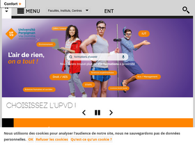 'univ-perp.fr' screenshot