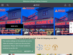 brigidtrading.com homepage screenshot