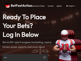 'betfastaction.ag' screenshot
