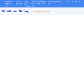 'solarlampkoning.nl' screenshot