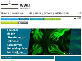 'medizin.uni-muenster.de' screenshot