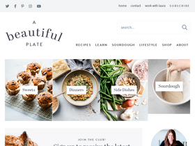 'abeautifulplate.com' screenshot