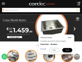 'condec.com.br' screenshot