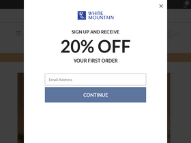 'whitemountainshoes.com' screenshot