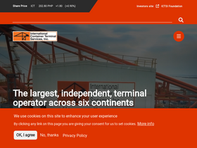 'ictsi.com' screenshot