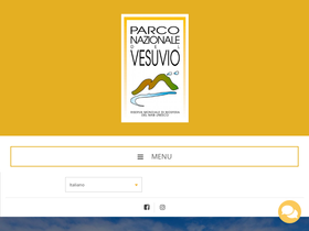 'parconazionaledelvesuvio.it' screenshot