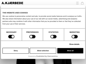 akjaerbede.dk homepage screenshot