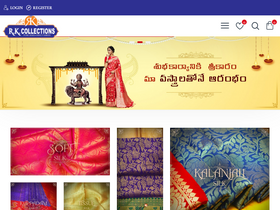 'rkcollections.in' screenshot