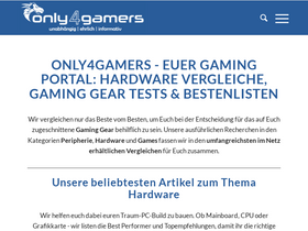 'only4gamers.de' screenshot