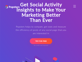 'popsters.com' screenshot