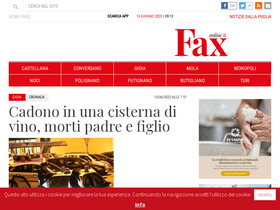 'faxonline.it' screenshot