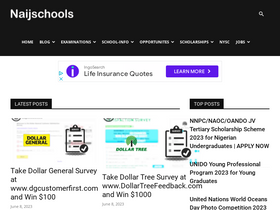 'naijschools.com' screenshot