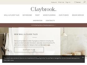 'claybrookstudio.co.uk' screenshot