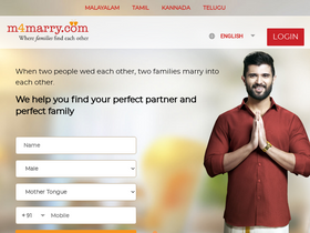 'm4marry.com' screenshot