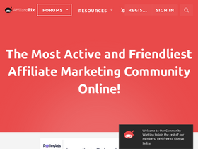 'affiliatefix.com' screenshot