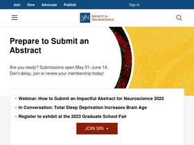 'sfn.org' screenshot