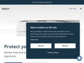 'minut.com' screenshot