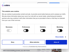 'cobiro.com' screenshot