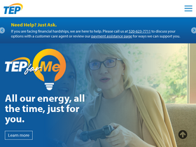 'tep.com' screenshot