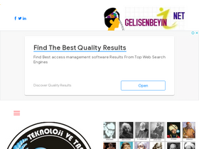 'gelisenbeyin.net' screenshot