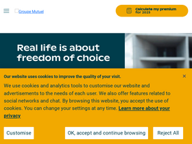'groupemutuel.ch' screenshot