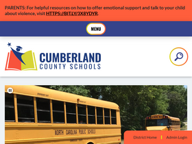 'gcms.ccs.k12.nc.us' screenshot