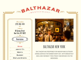 'balthazarny.com' screenshot