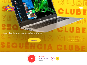 'clube.fm' screenshot