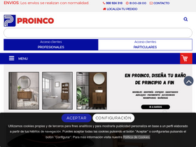 'proinco.es' screenshot