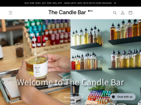 thecandlebarhouston.com homepage screenshot