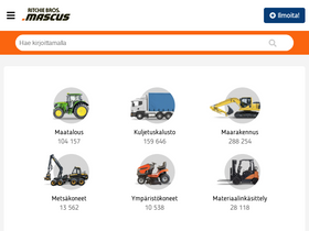 'mascus.fi' screenshot