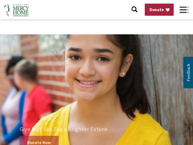'mercyhome.org' screenshot