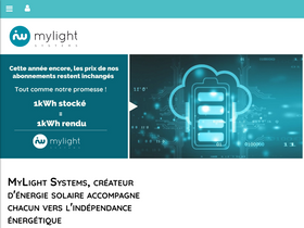 'mylight-systems.com' screenshot