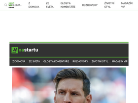 'nastartu.cz' screenshot