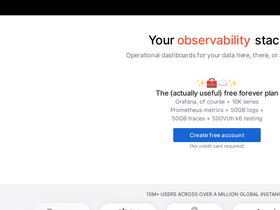 'grafana.com' screenshot