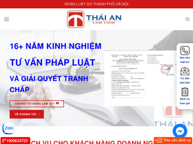 'luatthaian.vn' screenshot