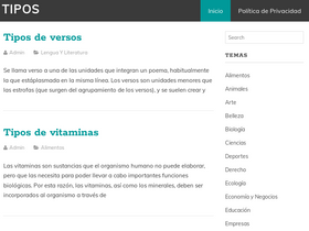 'tipos.co' screenshot