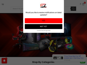 'ezonelb.com' screenshot