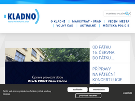 'mestokladno.cz' screenshot