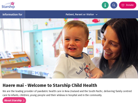 'starship.org.nz' screenshot