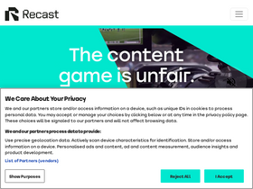 'recast.tv' screenshot