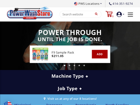 'powerwashstore.com' screenshot
