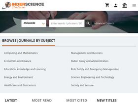 'inderscienceonline.com' screenshot